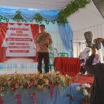 Bhabinkamtibmas Hadiri Perpisahan dan Penamatan Siswa Kelas IX SMPN 1 Bambalamotu, Wujud Dukungan Polri terhadap Dunia Pendidikan