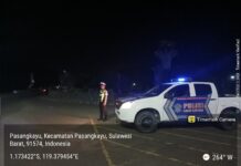 Lampu Biru Menyala di Pasangkayu, Polisi Sisir Jalanan Demi Keamanan Warga
