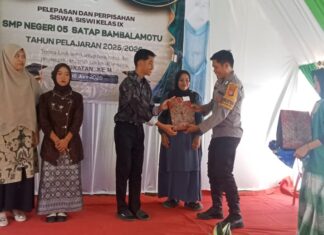 Haru dan Penuh Makna, Pelepasan Siswa Kelas IX SMPN 5 Satap Bambalamotu Jadi Momentum Menuju Masa Depan Gemilang