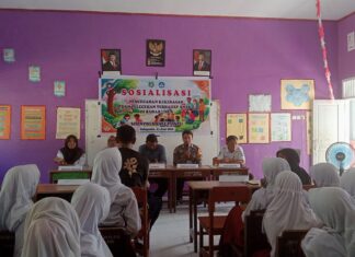 Lindungi Generasi Bangsa, Bhabinkamtibmas Polsek Baras Edukasi Siswa SD Cegah Kekerasan dan Pelecehan Anak