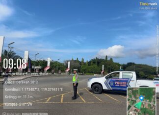 Patroli Rutin Sat Lantas Polres Pasangkayu, Cegah Pelanggaran dan Jaga Keselamatan Pengguna Jalan