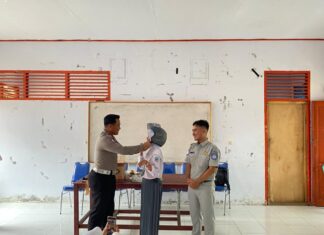 Angka Kecelakaan Pelajar Meningkat, Satlantas Pasangkayu dan Jasa Raharja Turun Langsung ke Sekolah