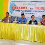 Bhabinkamtibmas Hadiri Lokakarya Tri Bulanan Puskesmas Duripoku, Wujud Sinergi Polri Dukung Pelayanan Kesehatan Masyarakat.