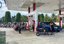 Jaga Kondusivitas Wilayah, Personel Sat Samapta Polres Pasangkayu Sisir Sejumlah Titik Strategis