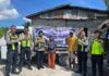 Sat Lantas Polres Pasangkayu Distribusikan Air Bersih kepada Warga Terdampak Kemarau
