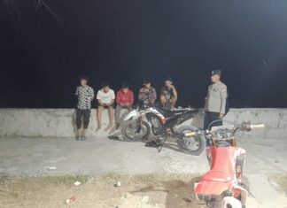 Patroli Blue Light Polsek Sarudu Intensifkan Pengamanan Malam Hari