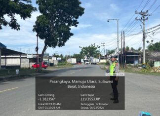 Patroli Rutin Satlantas Polres Pasangkayu, Wujudkan Kamseltibcarlantas yang Aman dan Kondusif