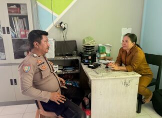 Polsek Pasangkayu Perkuat Sinergi dengan Puskesmas Pedongga, Tekan Penularan TBC di Masyarakat