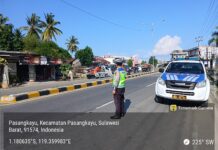 Patroli Rutin Sat Lantas Polres Pasangkayu, Wujud Kehadiran Polisi Ciptakan Kamseltibcar Lantas
