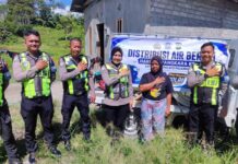Mengalirkan Kepedulian di Hari Bhayangkara ke-80, Satlantas Pasangkayu Bantu Warga Dapatkan Air Bersih