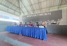 Sambut HUT RI ke-81, Bhabinkamtibmas dan Forkopimcam Tikke Raya Matangkan Persiapan Perayaan Kemerdekaan