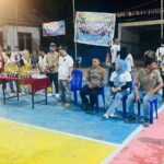Bhabinkamtibmas Amankan Partai Final Turnamen Bola Volly Karang Taruna Cup II Kecamatan Dapurang