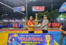 Polres Pasangkayu Laksanakan Pengamanan Penutupan Open Turnamen Bola Voli Martasari Cup Ix Tahun 2026 Berlangsung Aman Dan Kondusif