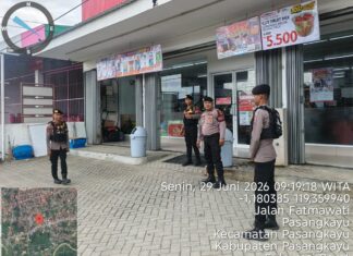 Patroli Pagi Sat Samapta Polres Pasangkayu Ciptakan Rasa Aman, Situasi Wilayah Tetap Kondusif