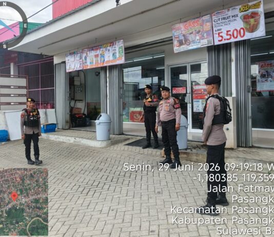 Patroli Pagi Sat Samapta Polres Pasangkayu Ciptakan Rasa Aman, Situasi Wilayah Tetap Kondusif
