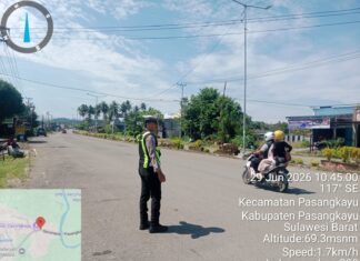 Patroli Rutin Satlantas Polres Pasangkayu, Hadirkan Rasa Aman Dan Pastikan Arus Lalu Lintas Lancar