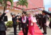 Penuh Haru, Purnawirawan Polres Pasangkayu Dilepas dengan Upacara Pedang Pora