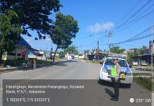 Sat Lantas Polres Pasangkayu Gencarkan Patroli Rutin, Wujudkan Jalan Aman, Tertib, dan Bebas Gangguan