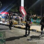 Patroli Malam Sat Samapta Polres Pasangkayu, Polisi Persempit Ruang Gerak Pelaku Kejahatan