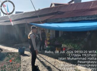 Ciptakan Rasa Aman, Sat Samapta Polres Pasangkayu Intensifkan Patroli Dialogis di Sejumlah Titik Rawan
