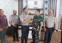 Perkuat Sinergitas, Kapolres Pasangkayu Jalin Silaturahmi ke Kejaksaan Negeri dan Kodim 1427/Pasangkayu