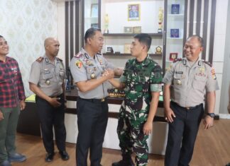 Perkuat Sinergitas, Kapolres Pasangkayu Jalin Silaturahmi ke Kejaksaan Negeri dan Kodim 1427/Pasangkayu