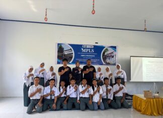 Sat Resnarkoba Polres Pasangkayu Tanamkan Bahaya Narkoba kepada Pelajar SMKN 02 Pasangkayu dalam Kegiatan MPLS 2026