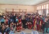 Polsek Baras Berikan Penyuluhan Bahaya Napza Dan Pergaulan Bebas Pada Kegiatan Mpls Smp Negeri 1 Baras