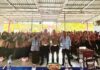 Sat Lantas Polres Pasangkayu Berikan Sosialisasi Keselamatan Berlalu Lintas Dalam Kegiatan Mpls Di Sma Negeri 1 Bambalamotu 
