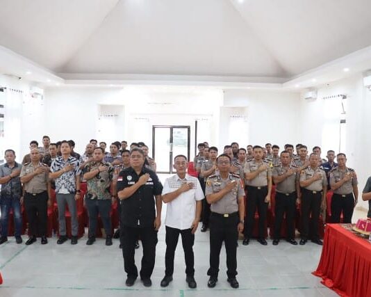 Supervisi, Dirreskrimum Polda Sulbar Sosialisasi Tentang Bahaya Radikalisme dan Kekerasan Anak di Polres Pasangkayu