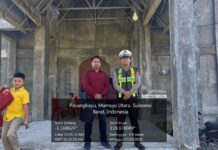 Pastikan Ibadah Minggu Berjalan Aman, Satlantas Polres Pasangkayu Intensifkan Patroli Gereja