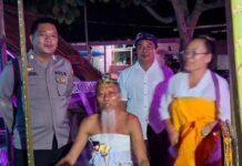 Polisi Hadir Amankan Upacara Nganyut Kring Segaru, Wujud Pelayanan dan Toleransi di Bulutaba