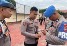 Propam Polda Sulbar Gelar Gaktiblin di Polres Pasangkayu, 12 Personel Langsung Ditindak