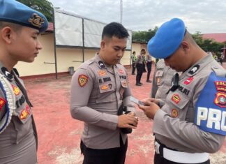 Propam Polda Sulbar Gelar Gaktiblin di Polres Pasangkayu, 12 Personel Langsung Ditindak