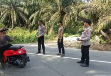 Bhabinkamtibmas Polsek Sarudu Dampingi Unit Laka Lantas Tangani Kecelakaan, Ajak Keluarga Korban Tempuh Jalur Hukum