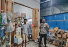Patroli Malam Polsek Bambalamotu, Wujud Kehadiran Polri Menjaga Rasa Aman Masyarakat
