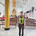 Patroli Minggu Pagi, Satlantas Polres Pasangkayu Pastikan Ibadah Umat Berjalan Aman dan Lancar