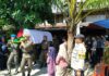 Bhabinkamtibmas Hadiri Upacara Penyerahan Jenazah dan Sampaikan Belasungkawa