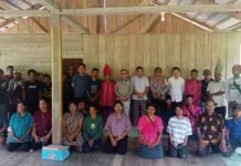 Kapolsek Bambalamotu Hadiri Syukuran Pesta Adat Powati Masyarakat Suku Da’a di Desa Kalola