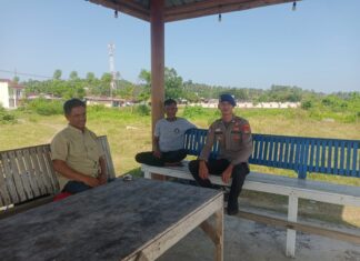Satpolairud Polres Pasangkayu Ajak Masyarakat Pesisir Jaga Kamtibmas Dan Kelestarian Laut