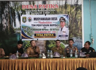 Bhabinkamtibmas Polsek Sarudu Hadiri Musyawarah Desa Rembuk Stunting Tahun 2026