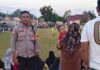 Bhabinkamtibmas Polsek Pasangkayu Pantau dan Amankan Pertandingan Olahraga HUT RI ke-81 di Desa Tikke