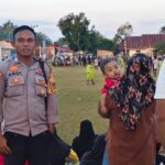 Bhabinkamtibmas Polsek Pasangkayu Pantau dan Amankan Pertandingan Olahraga HUT RI ke-81 di Desa Tikke