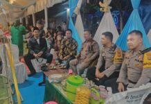 Kapolsek Bambalamotu Amankan Pesta Pernikahan Warga dan Sampaikan Imbauan Kamtibmas