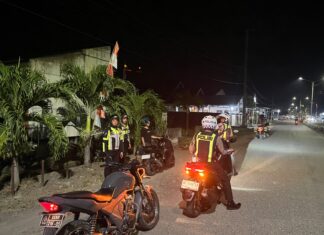 Suara Bising Diberantas, 8 Motor Knalpot Brong Ditertibkan Satlantas Polres Pasangkayu