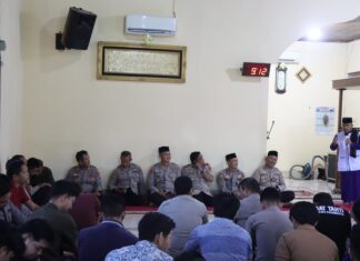 Pengajian Rutin Personel Polres Pasangkayu, Perkuat Keimanan dan Soliditas