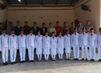 Polsek Pasangkayu Pastikan Pengukuhan Paskibra dan Pawai Berlangsung Aman dan Lancar