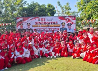 Semarak HUT RI ke-81 di Polsek Sarudu, Perkuat Sinergitas Polri, Pemerintah Desa dan Masyarakat