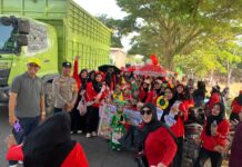 Polsek Sarudu Pastikan Karnaval dan Gerak Jalan HUT RI ke-81 Berjalan Aman dan Lancar