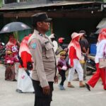Polsek Baras Amankan Karnaval Semarak HUT RI ke-81, Arus Lalu Lintas Tetap Lancar